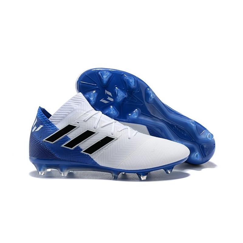 adidas Nemeziz 18.1 FG Fodboldstøvler - Hvid Blå_1.jpg